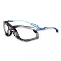 3M CCS Protective Eyewear with Foam Gasket - Blue Plastic Frame/Clear Polycarbonate Lens