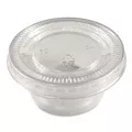 AmerCareRoyal Portion Cup Lids for 1.5 oz to 2 oz Portion Cups - Clear (2500/Carton)