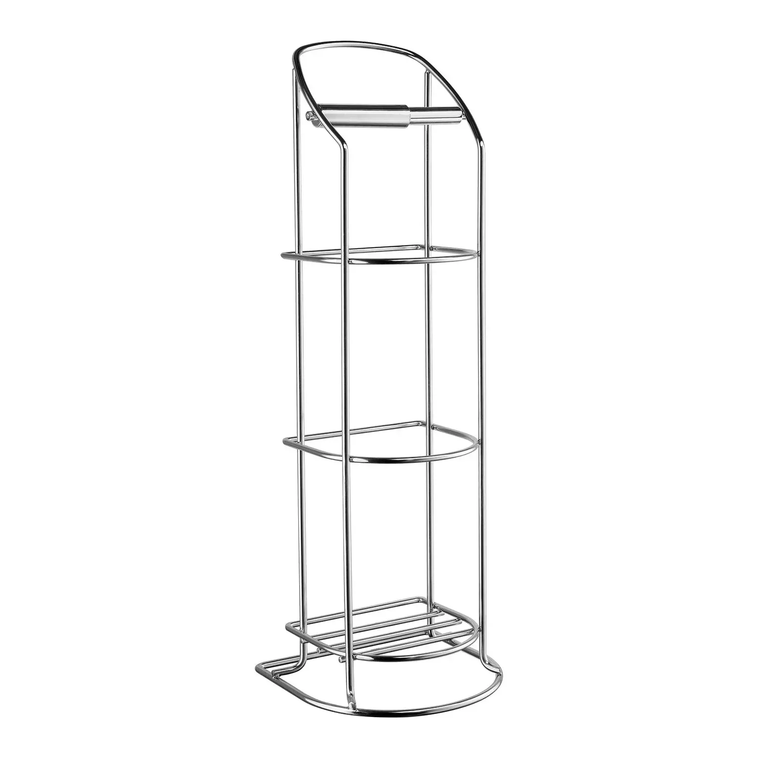 Beslagsboden Toilet Roll Holder/Spare Toilet Roll Holder, Chromed BK12
