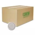 Eco-Products EP-BRSCLID-L Evolution World EcoLid 25 Percent Recycled Food Container Lid Fits 12 to 32 oz Containers - White (500/Carton)