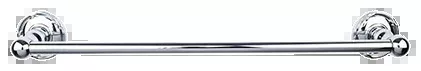 Edwardian Bath 18'' Single Towel Bar - Ribbon Backplate ED6PCE Polishe