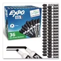 EXPO Broad Chisel Tip Low-Odor Dry-Erase Marker Value Pack - Black (36/Box)