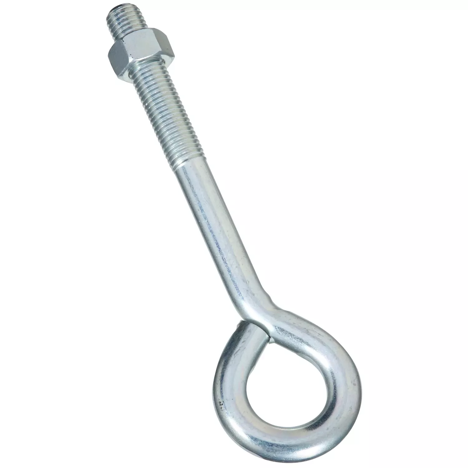 Eye Bolt With Hex Nut, Zinc, 3/4 x 10 In.