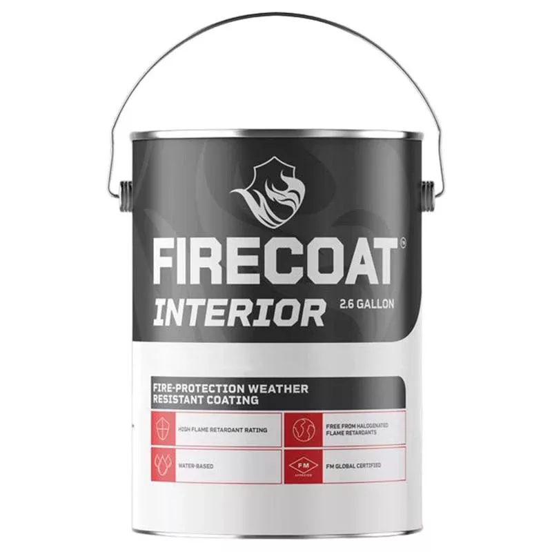 Firecoat White Low Sheen Water-Based Primer 2.6 gal