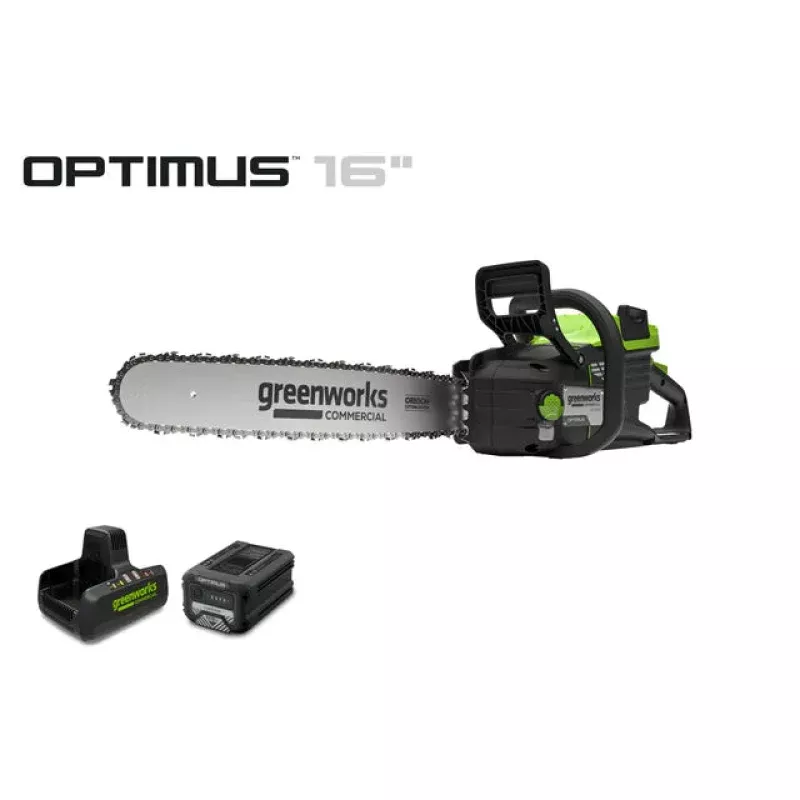 Greenworks Commercial Optimus 82V 3.0 kW 16" Chainsaw Kit