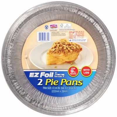 Hefty EZ Foil 8-3/4 in. W X 8-3/4 in. L Pie Pan Silver 3 pk