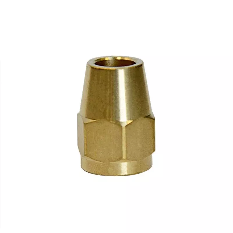 Home Plus 5/16 in. Flare Yellow Brass Nut