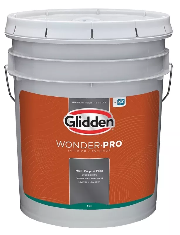 Interior/exterior Latex Flat White Paint 5 Gallon