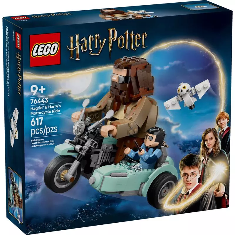 LEGO Harry Potter Hagrid & Harry's Motorcycle Ride Building Toy Multi
