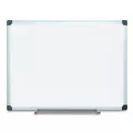 MasterVision 36 in. x 48 in. Porcelain Value Dry Erase Board - White Surface/Satin Aluminum Frame