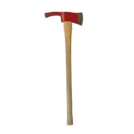 Pulaski Fire Axe W Mattock, 3 1/2 Lb Head, Ivory, 36 In Handle, Steel/hickory