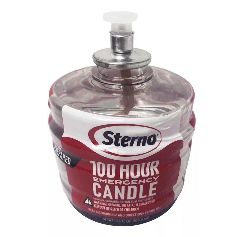 Sterno Clear No Scent Scent Household Emergency Candles 13.6 oz