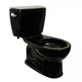 TOTO Drake Round 2-Piece Floor Mount Toilet (Ebony)