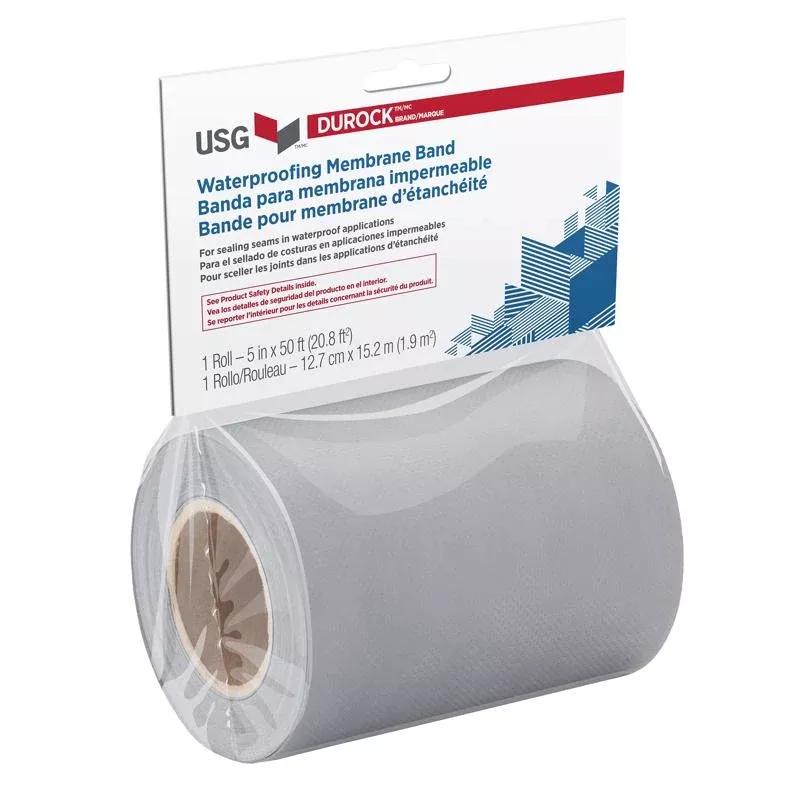 USG Sheetrock Durock 600 in. H X 5 in. W Plastic Underlayment 1 Rolls